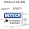Signmission No Trespassing 24-Hour Video Sign, Vinyl Decal, 24in W x 18in L, 2PK OS-2PACK-NS-D-1824-L-14904 - alternate 4